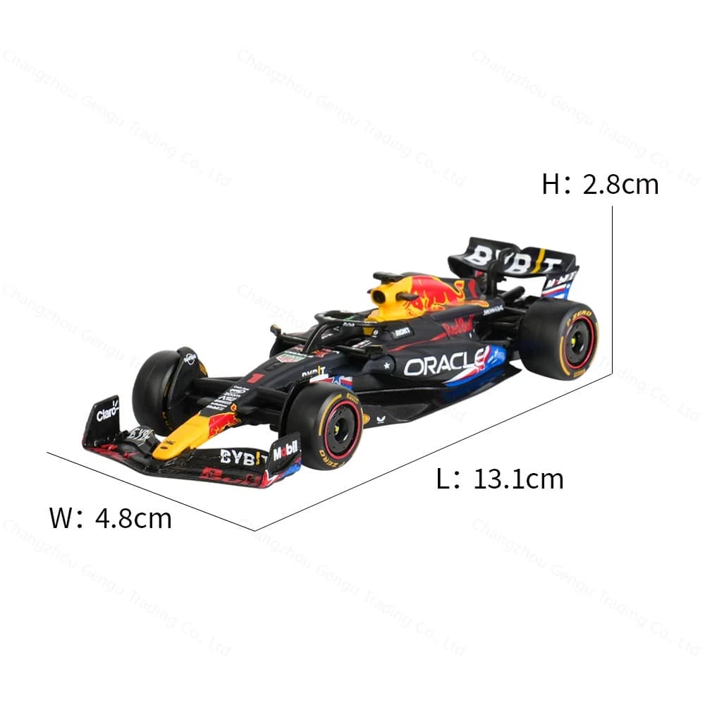 Tin Wheels Studio Bburago 1:43 Redbull 2023 RB19 Austin Miami Las Vegas GP #1 #11 F1 Racing Formula Car Static Simulation Diecast Alloy Model Car 1:43 die-cast model car